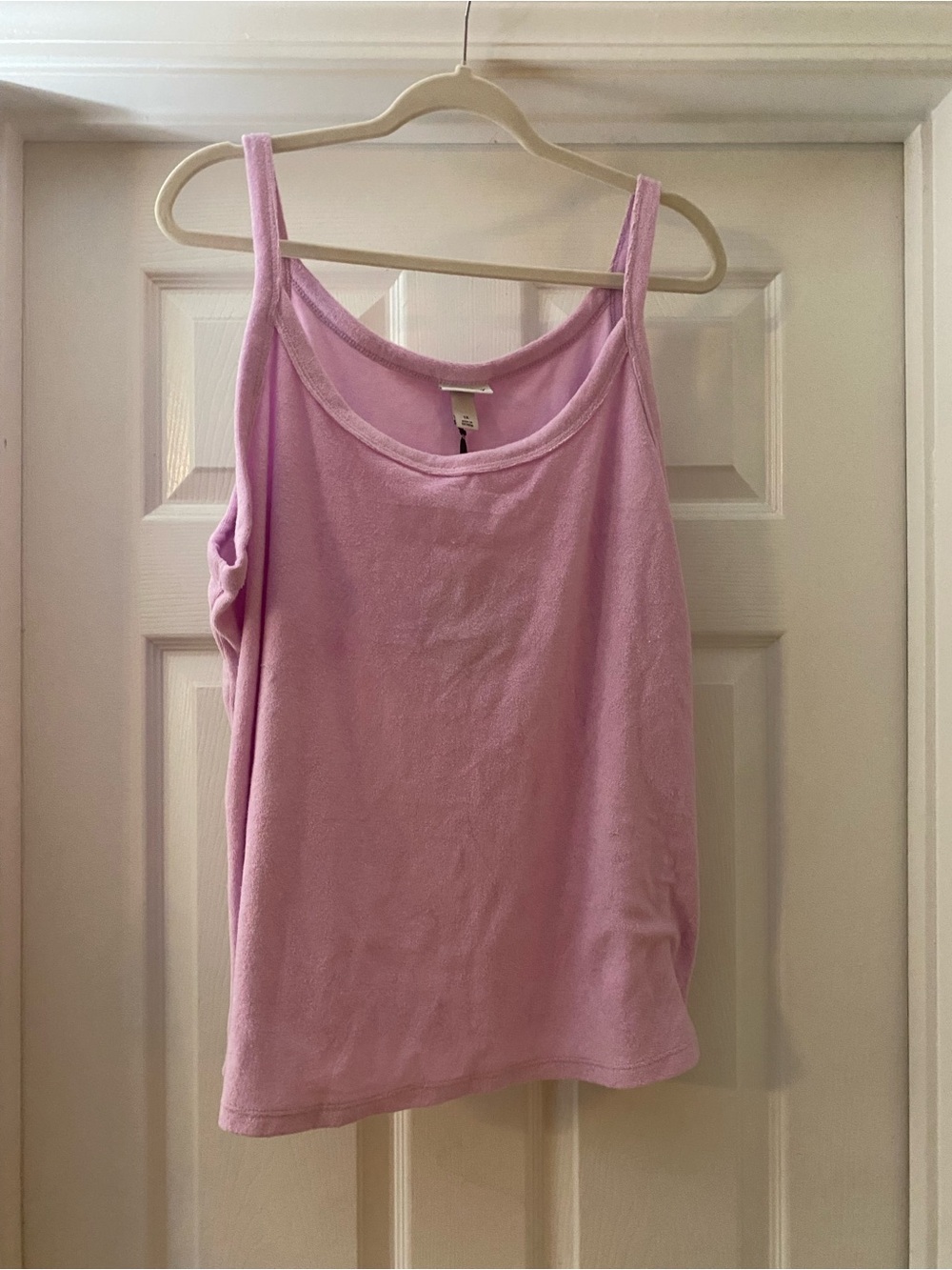 Ava & Viv. Lavender. Women's Tank Top - Terry Cloth. 1X. Plus. NWT. Sleeveless